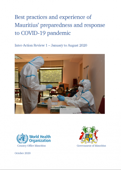 Best Practices and Experience of Mauritius Preparedness and Response to COVID-19 Pandemic 